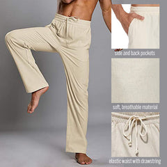 RELAXBREEZE™ - LANENE MOŠKE HLAČE