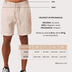 SUMMERCHILL™ - MOŠKE KRATKE LAHKOTNE HLAČE