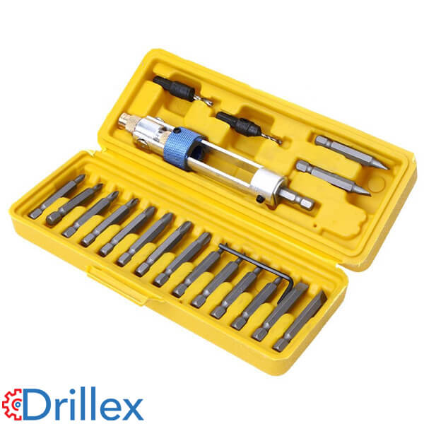 20-delni Komplet kakovostnih izvijačev Drillex