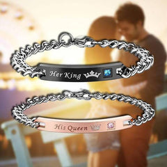 Zapestnici za par King & Queen