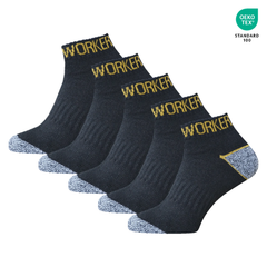 WORKERPRO™ – MOŠKE DELOVNE NOGAVICE 5-V-1 Z OEKO-TEX CERTIFIKATOM (KOMPLET 5 KOSOV)