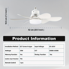 BREEZELITE™ - STROPNI VENTILATOR Z LUČJO