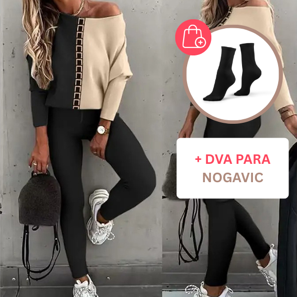 LUNACHIC - MODNI SET MAJICA IN HLAČE