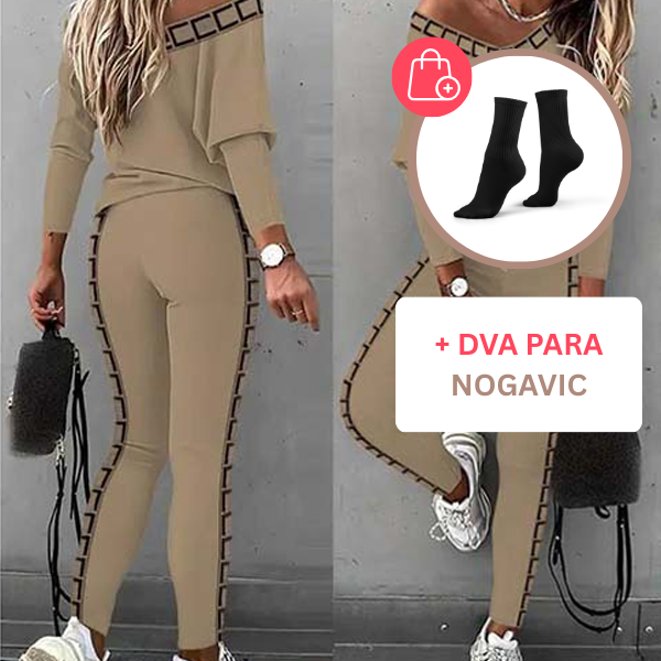 LUNACHIC - MODNI SET MAJICA IN HLAČE