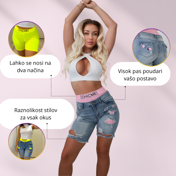 PATCHFUSION - ŽENSKE KRATKE HLAČE
