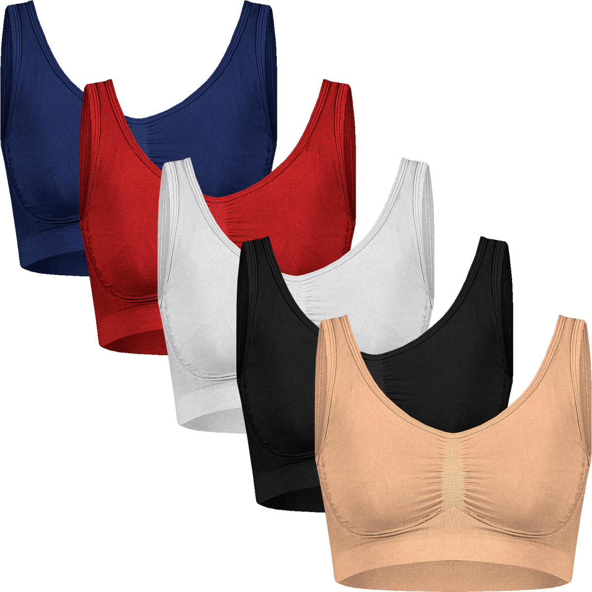 MIDIFLEX™ - BREZŠIVNI MODRČEK (5 KOS V KOMPLETU) - 4,99 € na kos