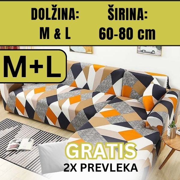 SOFTSTRETCH® - RAZTEGLJIVE PREVLEKE ZA SEDEŽNE GARNITURE