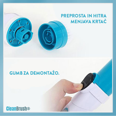 CLEANBRUSH® BREZŽIČNA ČISTILNA KRTAČA