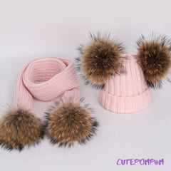 IZJEMNO TOPEL SET - KAPA IN ŠAL CUTEPOMPOM®